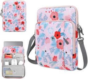 img 4 attached to 💖 TiMOVO 13.3 Inch Tablet Sleeve Case: iPad Pro 12.9 2020/2021, MacBook Air 13 Inch, Pro 13", Galaxy Tab S7+, Surface Pro X/7/6/5/4/3 – Spring Pink Shoulder Bag