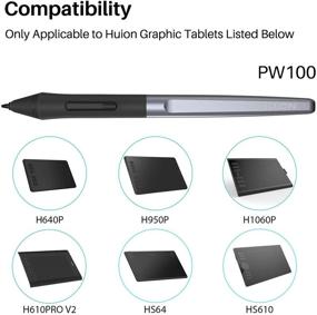 img 2 attached to HUION PW100 Battery-Free Stylus: A Must-Have for Huion Inspiroy Graphics Tablets H640P, H950P, H1060P, H610Pro V2, HS610, HS64, H420X, H580X, H610X