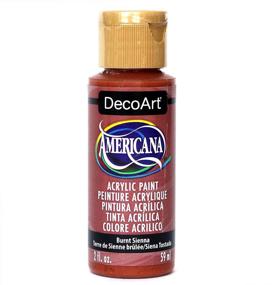 img 1 attached to 🎨 DecoArt Americana Acrylic Paint in 2-Ounce Size - Vibrant Burnt Sienna Shade
