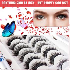 img 2 attached to Hetian Magnetic Eyelashes Waterproof Sweatproof