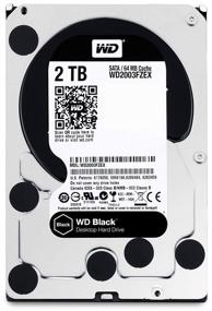 img 1 attached to 💾 WD 2TB Black Performance Internal Hard Drive HDD - 7200 RPM, SATA 6 Gb/s, 64 MB Cache, 3.5" - WD2003FZEX