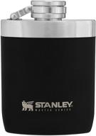 🥃 8oz stanley master flask with never-lose cap, wide mouth stainless steel hip flask for quick filling & pouring, insulated bpa-free leak-proof flask logo