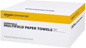 img 1 attached to 🧻 AmazonCommercial Essentials Multifold Paper Towels - 250 Towels per Pack (16 Packs)