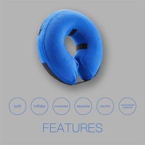 img 1 attached to 🐶 MorTime Protective Inflatable Collar for Dogs and Cats - Comfortable Pet Recovery Collar with Unobstructed Vision - Small Size