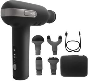 img 4 attached to Ultimate Pain Relief: Massage Gun Muscle Massager with Type-C Charging & 4 Massage Heads