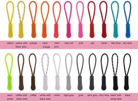 img 2 attached to 🔗 Driew Zipper Pull: Premium Zipper Extension & Replacement Tags for Bags, Clothes, Pillows, Bed Sheets, and Backpacks