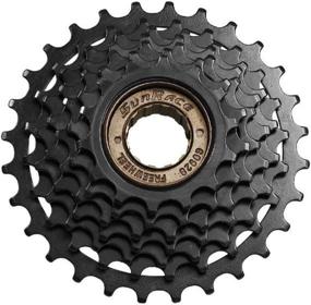 img 1 attached to SunRace 5-Speed Freewheel 14-28T: Enhanced Performance in Silver/Black