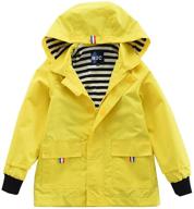 boys' m2c raincoat hooded outdoor windbreaker: jackets & coats logo