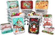 christmas containers aluminum leftovers exchange logo