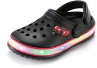 viyear kids led clogs: cute lightweight slippers for garden, beach & summer fun logo
