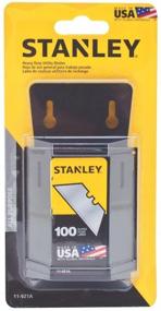 img 2 attached to 🔪 Versatile and Durable: 2 Pack of Stanley 11-921A 1992 Heavy Duty Utility Blades - 100 Blades per Package!