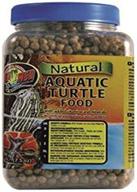 🐢 zoo med aquatic turtle dry food szmzm51: nutritious 7.5-ounce treat for your reptile! logo