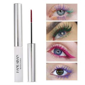 img 1 attached to 🎨 COOSA Waterproof Color Mascara: 10 Color Variety Pack for Charming Longlasting Eye Makeup (10PCS)