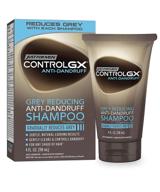 🧴 just for men control gx anti-dandruff shampoo, gradually reduces grey hair, gentle cleansing and dandruff control with 1% pyrithione zinc treatment, 4 fl oz - pack of 1 logo