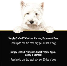 img 1 attached to 🐶 Premium Variety Pack: Cesar Simply Crafted Chicken, Carrots, Sweet Potato, Barley & Spinach Wet Dog Food, 1.3 oz., 8 Count