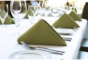 img 1 attached to Laodicea Home Napkins: The Ultimate Comfortable & Eco-friendly Reusable Solution