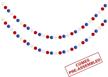 balls july patriotic garlands decorations logo