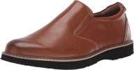 👞 black leather men's loafers & slip-ons by deer stags walkmaster logo