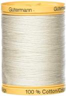 🧵 gutermann natural cotton thread - sandy grey (800m/875yds) - enhance your sewing projects with high-quality thread logo