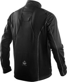 img 3 attached to 🧥 Letook Warm Winter Cycling Fleece Jacket for Men - Windproof Thermal Cycle Wear