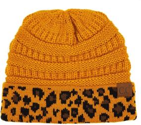 img 3 attached to 🧶 C.C Exclusives Cable Knit Beanie: Stay Cozy in this Thick, Soft, and Warm Chunky Hat (HAT-20A)(HAT-30)(HAT-730)