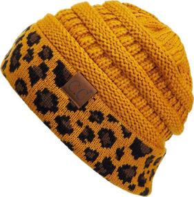 img 4 attached to 🧶 C.C Exclusives Cable Knit Beanie: Stay Cozy in this Thick, Soft, and Warm Chunky Hat (HAT-20A)(HAT-30)(HAT-730)