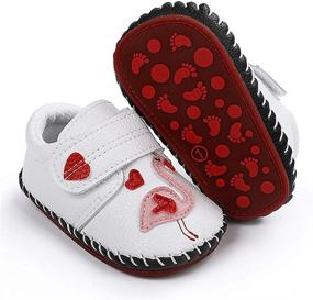 img 4 attached to 👟 HsdsBebe Infant Baby Boys Girls Canvas Sneakers: Stylish Non-Slip Outdoor Trainers for First Walkers