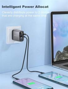 img 1 attached to ANGKEEL 30W Charger Dual Port Fast Charging Block with QC 3.0 and PD USB-C Power Adapter, USB Brick Type C Super Quick Charge Wall Plug for iPhone 12 Pro, 11, SE, XS, XR, Samsung S21, S20, iPad Pro, Mini, Air, Pixel