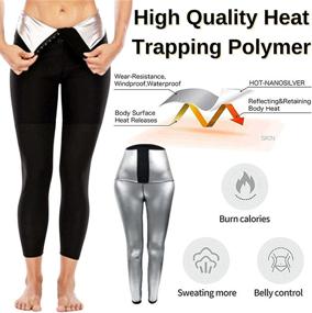 Sweat Short Pants Hot Thermo Leggings Sauna Tight Pants Compression Hight  Waist For Gym Polymer Pants Workout Fitness Exercise Body Shaper Sauna
