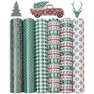 🎄 mabende christmas heat transfer vinyl bundle: 6-piece 12''x 10'' xas iron-on htv vinyl sheets for festive t-shirts – compatible with cricut, silhouette, and cameo cutters (christmas green series) logo