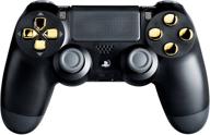 🎮 playstation 4 modded controller - gold chrome, master mod with rapid fire, drop shot, quick scope, sniper breath, and more - compatible with all call of duty games - ps4 controller logo