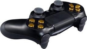 img 2 attached to 🎮 Playstation 4 Modded Controller - Gold Chrome, Master Mod with Rapid Fire, Drop Shot, Quick Scope, Sniper Breath, and More - Compatible with all Call of Duty Games - PS4 Controller