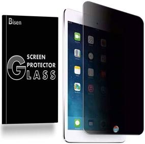 img 4 attached to 📱 [BISEN] Privacy Screen Protector for iPad Air (2019) & iPad Pro 10.5 - Tempered Glass, Anti-Spy, Anti-Scratch, Anti-Shock, Bubble Free