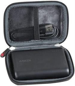 img 4 attached to 🔋 Hermitshell Hard EVA Travel Case for Anker PowerCore 10000mAh Ultra-Compact Power Bank - Fits External Batteries