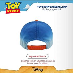 img 1 attached to 🧢 Disney Toy Story Buzz Lightyear Baseball Hat for Boys, Blue/White, Ages 4-7