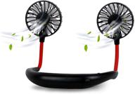 portable fans with adjustable hands: rechargeable travel companion logo