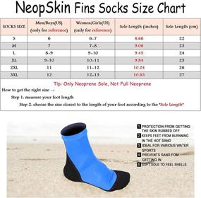 img 3 attached to 🏐 Optimal Waterproof Neoprene Sand Beach Volleyball Soccer Fin Socks - Set of 2 Pairs