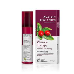 img 3 attached to 🌙 Avalon Organics Night Crème Wrinkle Therapy - Effective 1.75 Oz Solution