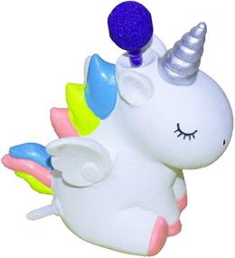 img 3 attached to 🦄 Cute Unicorn Air Bubbler for Fish Tank: TEEMO Fish Tank Decor with Oxygen Pump, Resin Crafts for Aquarium Fish Tank Decor