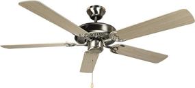 img 4 attached to Hyperikon Ceiling Controlled Brushed Reversible Lighting & Ceiling Fans in Ceiling Fans & Accessories