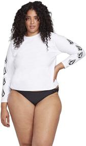 img 1 attached to 👚 Volcom Simply Sleeve Rashguard: Stylish Women's Clothing and Swimwear
