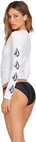 img 2 attached to 👚 Volcom Simply Sleeve Rashguard: Stylish Women's Clothing and Swimwear