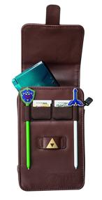 img 3 attached to PowerA Legend of Zelda Adventurer's Pouch - Nintendo 3DS/Wii GameCube - Brown