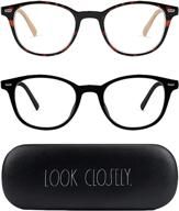 eliza light blocking reading glasses logo