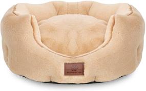 img 3 attached to 🐱 WINDRACING PET Cat Beds: Cozy, Washable Donut Bed for Indoor Cats & Small Dogs in Grey Color