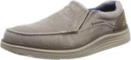 skechers status mosent canvas oxford sneaker logo