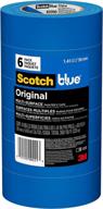 🎨 scotchblue original multi-surface painter's tape, 1.41" x 60 yards (360 yards total), 2090, pack of 6 rolls logo