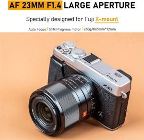 img 3 attached to Объектив VILTROX 23 мм f/1.4 X-Mount - высокодиафрагменный автофокусный объектив APS-C для камер Fujifilm X-Mount (X-T3, X-H1, X20, T30, X-T20, X-T100, X-Pro2)