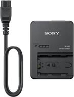 unveiling the sleek sony bcqz1 z-series battery charger: elevate your charging experience in black logo