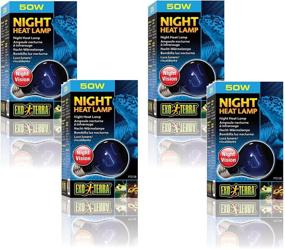 img 1 attached to 🌙 4 Pack of Exo Terra Night-Glo Moonlight A19 Lamps, 50-Watt - Enhance Your SEO